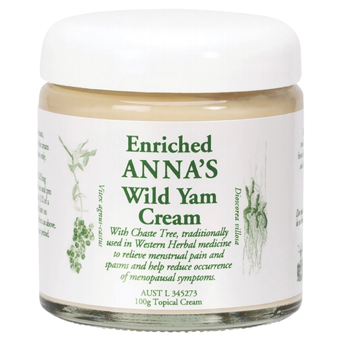 Anna’s Wild Yam Cream 100g | Holistic Health Store